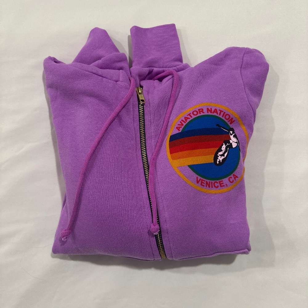 Aviator nation logo ( Venice,CA) zip up sweatshirt